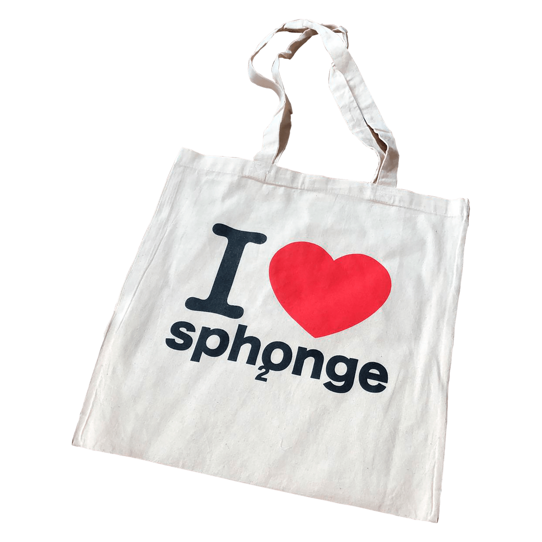 I LOVE SPh2ONGE Tote Bag